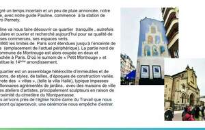 Sortie parisienne samedi 11 avril 2026